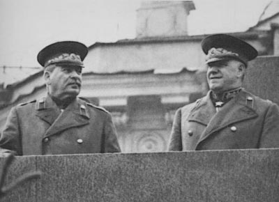 Георгий Жуков и Сталин